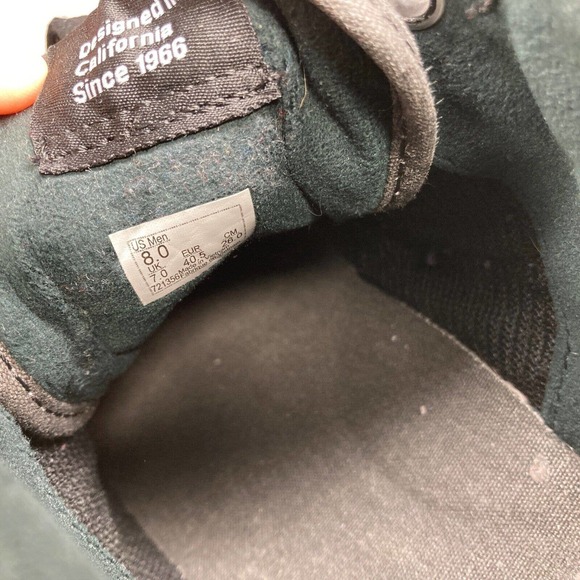 Used VANS Chapman Mid Dark Grey Shoes, Black Stripe, Mens US 8 - Picture 9 of 9